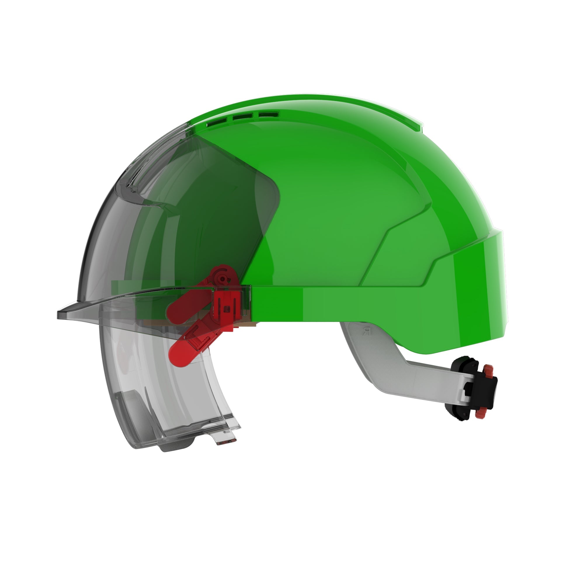 JSP EVO VISTAlens Safety Helmet with Integrated Eyewear