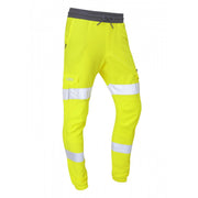 Leo Workwear HAWKRIDGE Leo EcoViz High Performance 4X Stretch Trouser- Hi-Vis Yellow