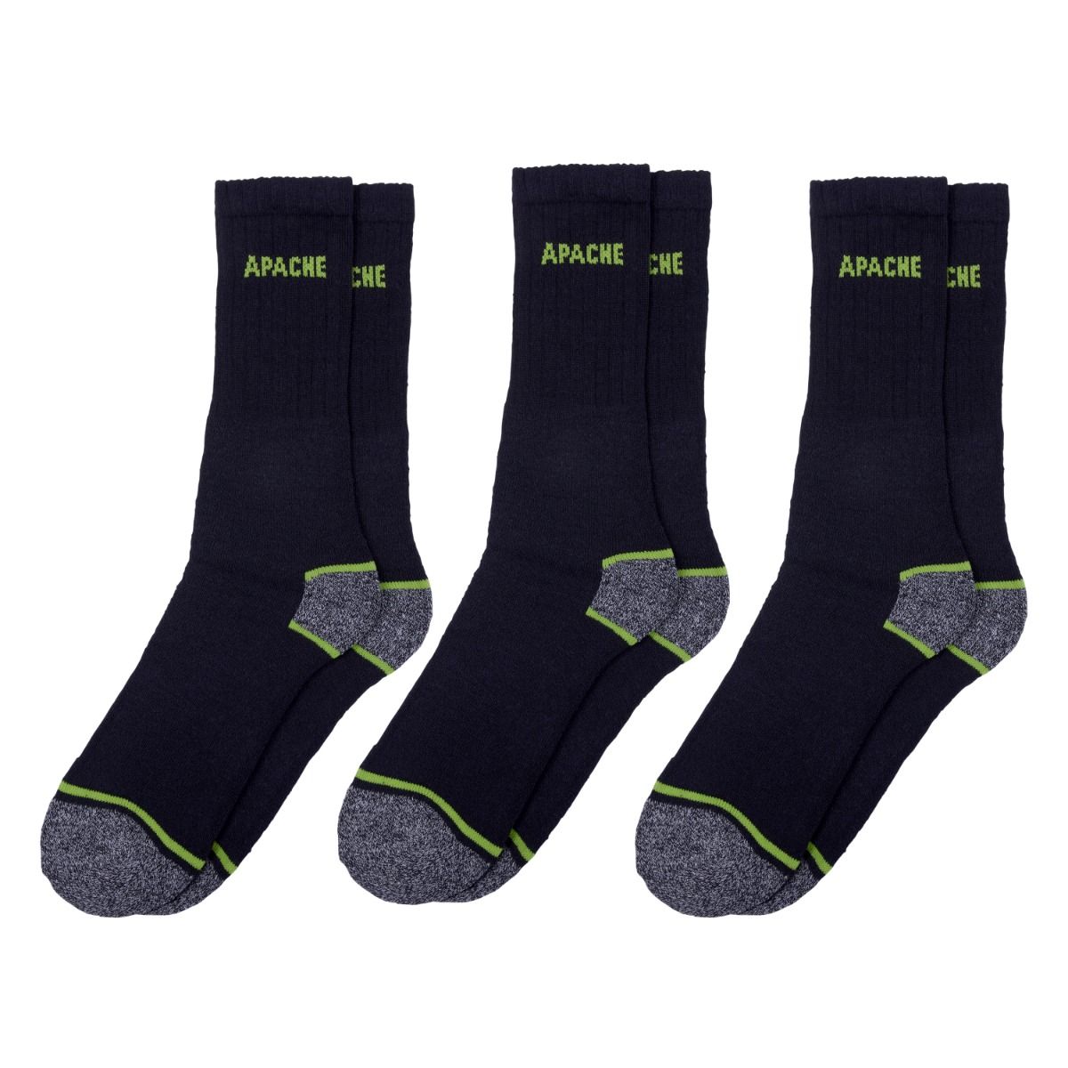 Burlington Apache 3 Pack Work Sock