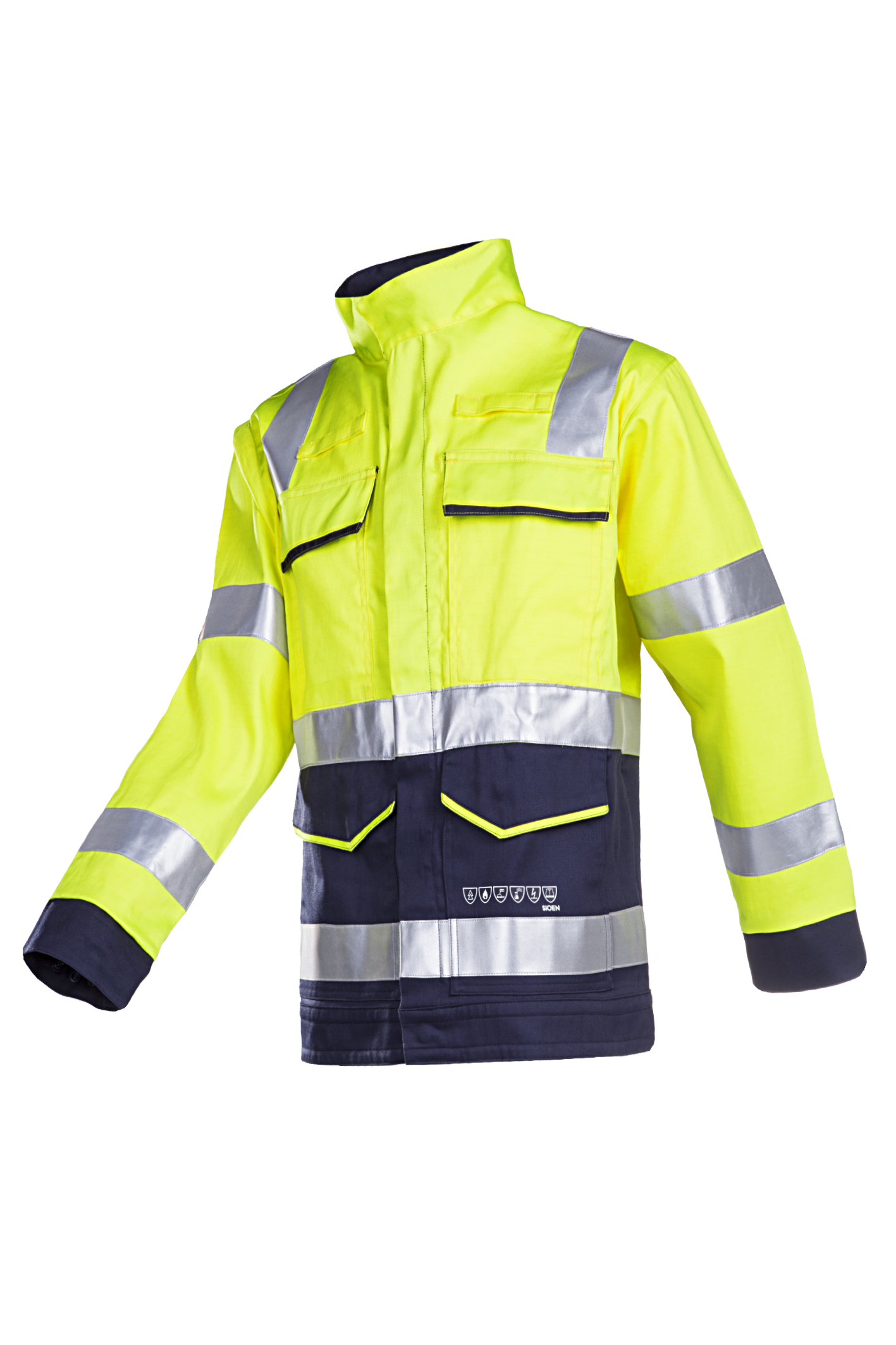 Sioen Millau Hi-Vis Jacket With Arc Protection