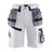 Blaklader X1500 Painters Shorts 1512 #colour_white-grey