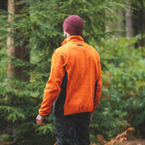 Arbortec Kudu Plus Melange Zip Sweater #colour_orange