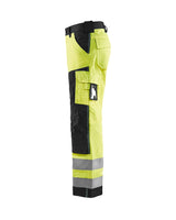 Blaklader Hi-Vis Trousers without Nail Pockets 1566 - Hi-Vis Yellow/Black