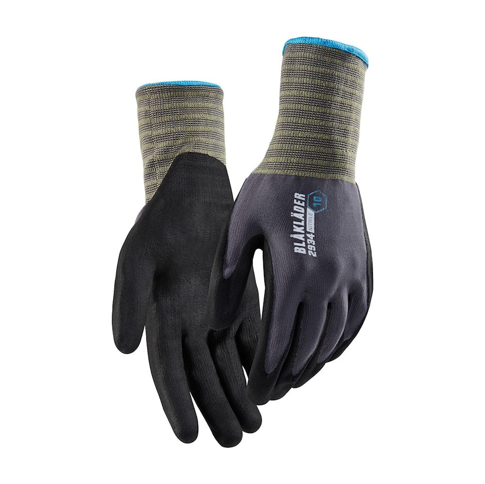 Blaklader Nitrile-Dipped Work Gloves 2934 #colour_grey