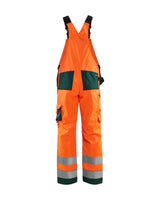 Blaklader Hi-Vis Bib Trousers 2660 - Orange/Green