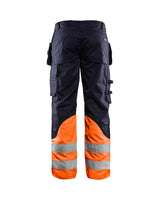 Blaklader Multinorm Inherent Trousers 1489 #colour_navy-blue-orange