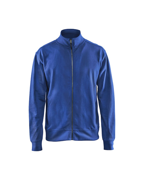 Blaklader Sweatshirt with Full Zip 3371 #colour_cornflower-blue