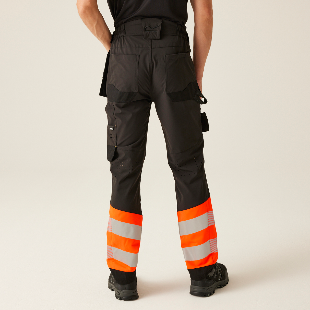 Regatta Professional Mens Hi-Vis X-Pro Stretch Holster Trousers - Class 1