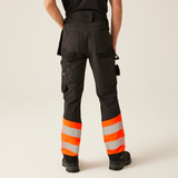 Regatta Professional Mens Hi-Vis X-Pro Stretch Holster Trousers - Class 1