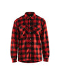 Blaklader Lined Flannel Shirt 3225 #colour_red-black