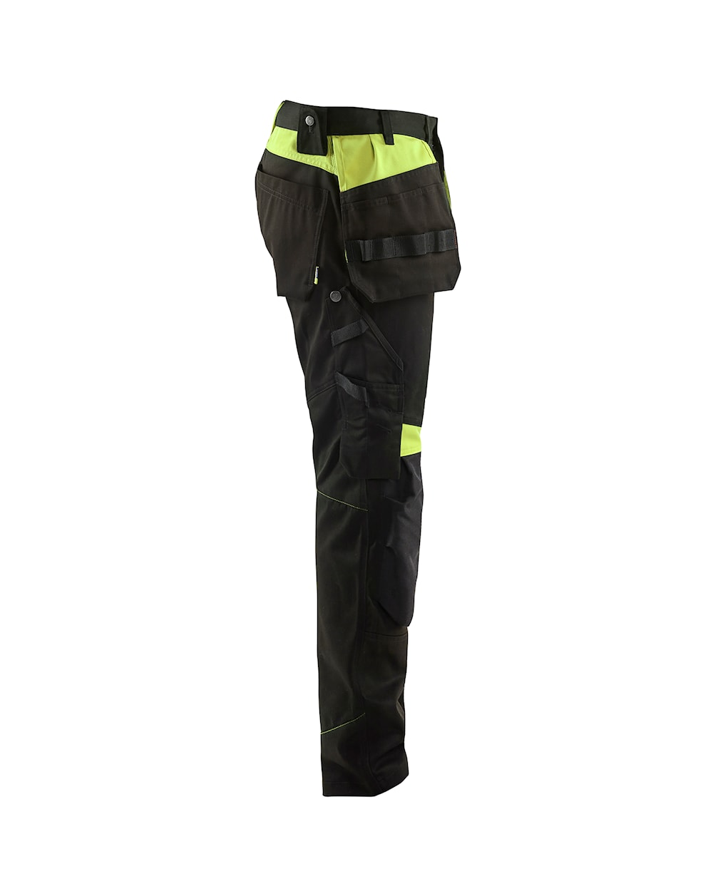 Blaklader Craftsman Trousers 1555 - Black/Hi-Vis Yellow