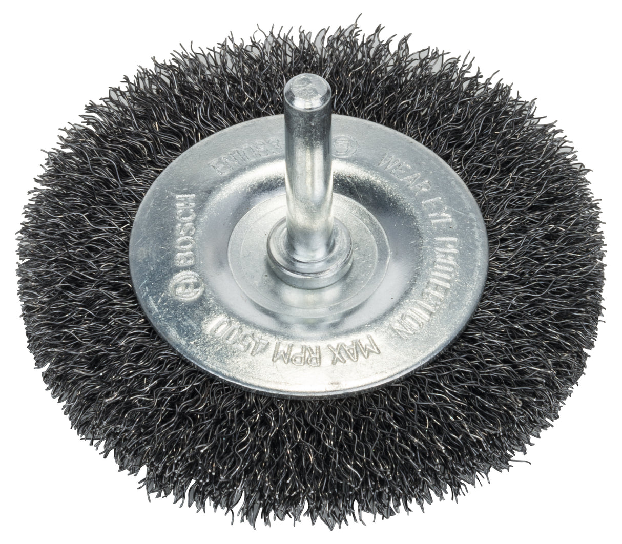 Bosch Professional Crimped Wire Wheel - Steel, 75x0.2mm, 75mm Diameter, 10mm Arbor Size