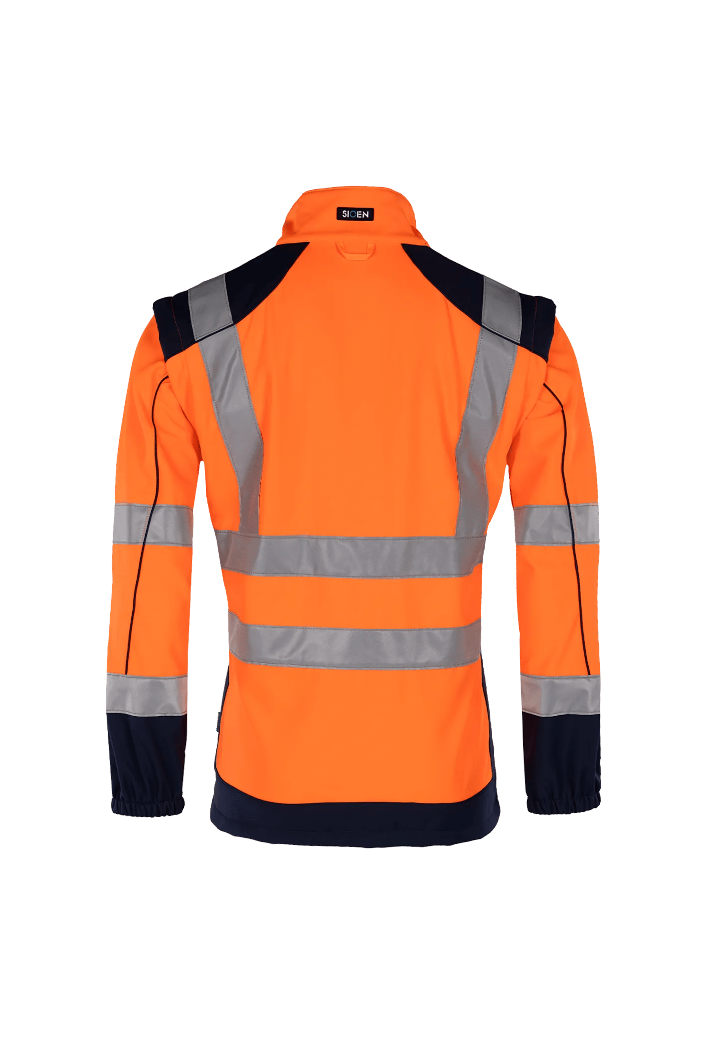 Sioen Drayton Hi-Vis Softshell Jacket With Detachable Sleeves