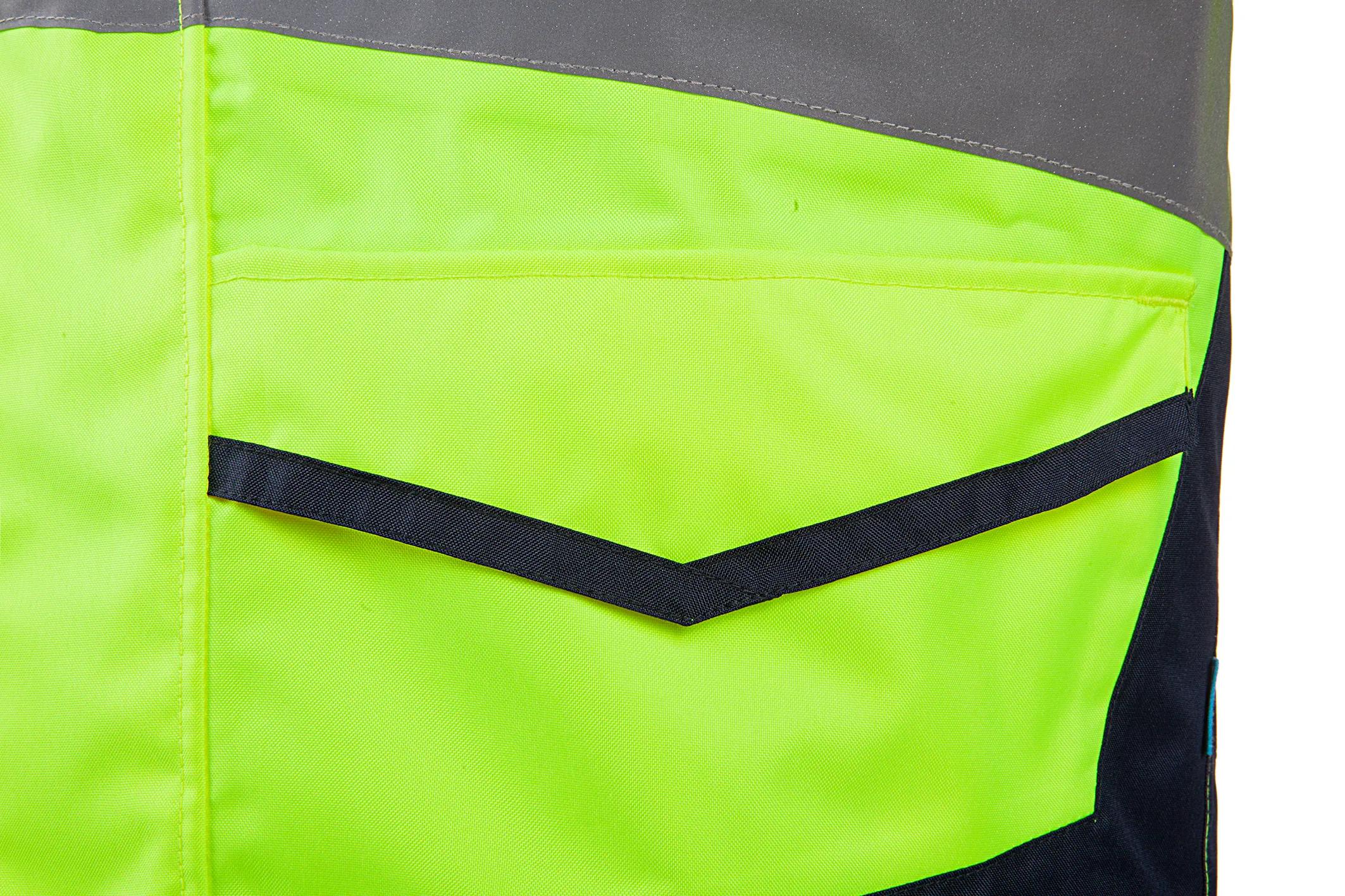 Sioen Alford Hi-Vis Bomber Jacket With Detachable Sleeves