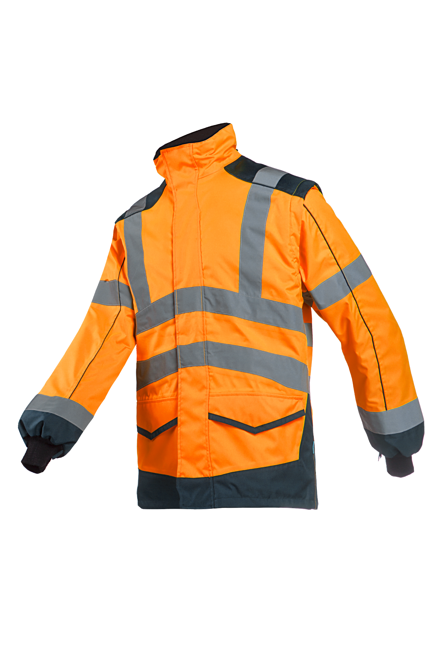 Sioen Alford Hi-Vis Bomber Jacket With Detachable Sleeves