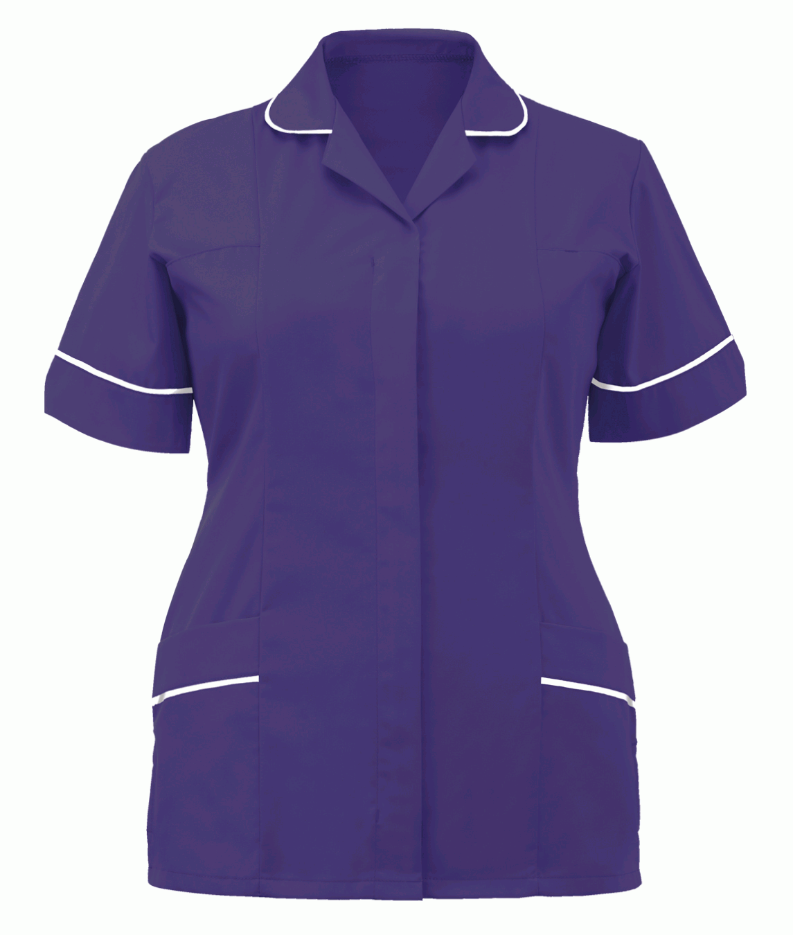 Orbit International Classic Tunic: Ladies - Purple / White