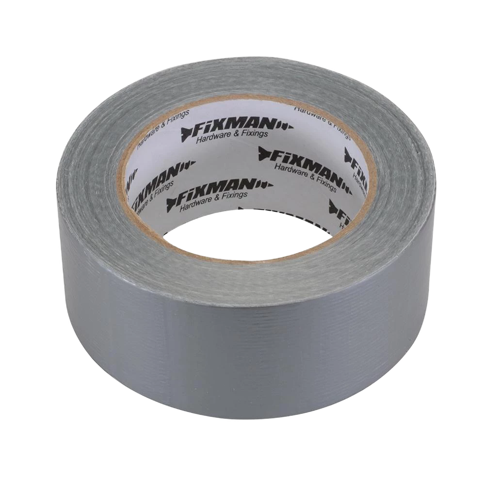 Fixman Heavy Duty Duct Tape - 50mm x 50m Silver