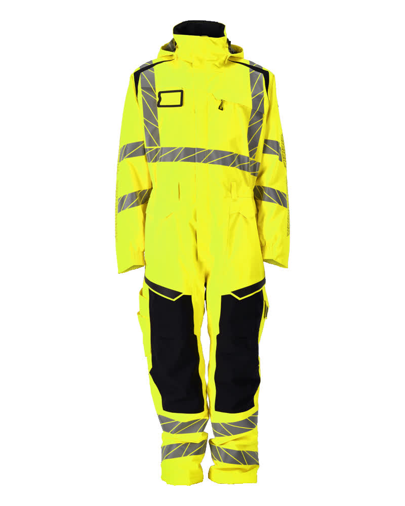 MASCOT Accelerate Safe Winter Boilersuit 19019 – Hi-Vis Insulated Waterproof