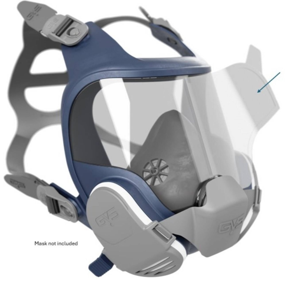 GVS Elipse Full Face Tear Off Visors 1 pc Tearoff Kit PK25