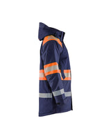 Blaklader Winter Parka Hi-Vis 4485 #colour_navy-blue-orange