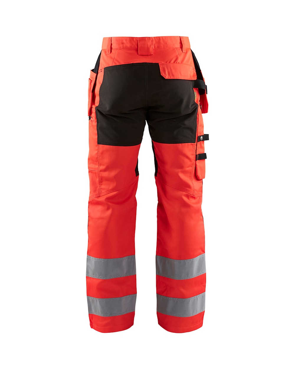 Blaklader Hi-Vis Trousers with Stretch 1552 - Hi-Vis Red/Black