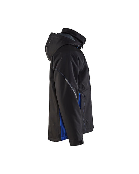 Blaklader Shell Jacket 4790 #colour_black-cornflower-blue