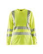 Blaklader Women's Hi-Vis T-Shirt Long Sleeve 3485 #colour_hi-vis-yellow