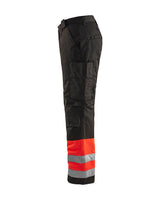 Blaklader Hi-Vis Winter Trousers 1862 - Hi-Vis Red/Black