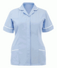 Orbit International Classic Tunic: Ladies - Sky / White