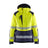 Blaklader Women's Winter Jacket Hi-Vis 4456 #colour_hi-vis-yellow-navy-blue