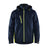 Blaklader Lightweight Lined Functional Jacket 4890 #colour_dark-navy-blue-hi-vis-yellow