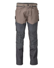 Mascot Customized Trousers with Kneepad Pockets - Sand/Stone Grey