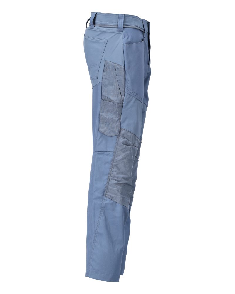 Mascot Customized Trousers with Kneepad Pockets - Stone Blue