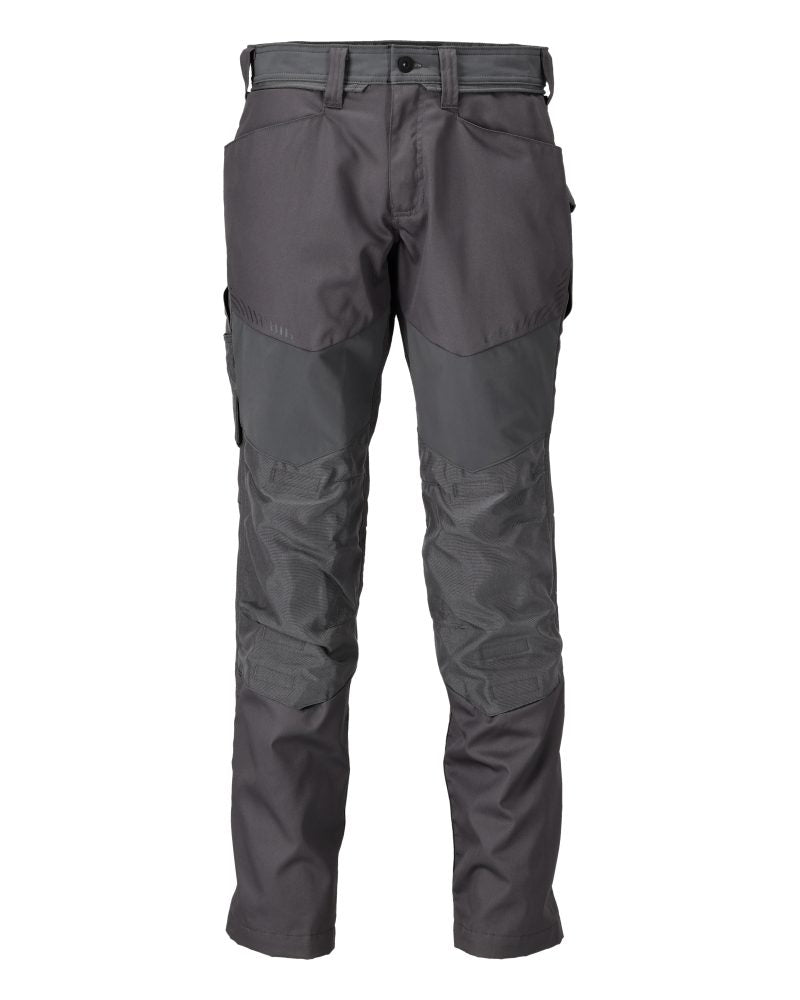 Mascot Customized Trousers with Kneepad Pockets - Stone Grey