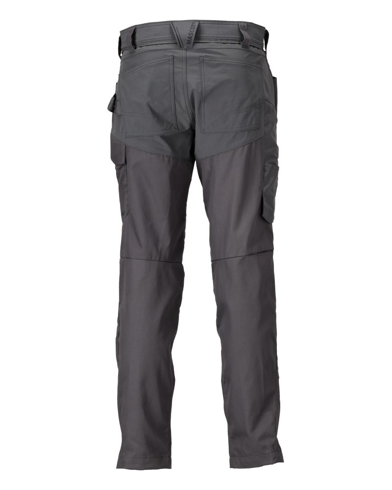 Mascot Customized Trousers with Kneepad Pockets - Stone Grey