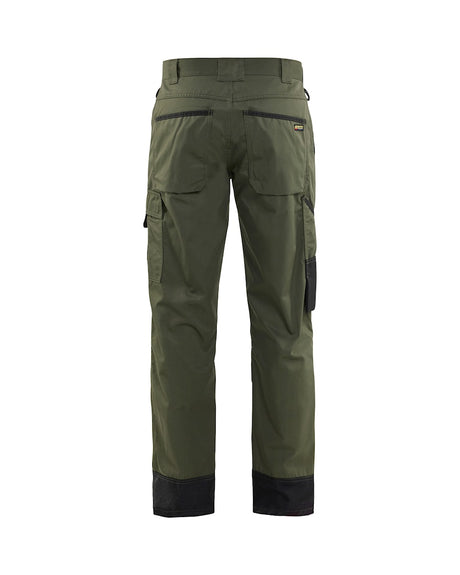 Blaklader Garden Trousers 1454 #colour_green-black