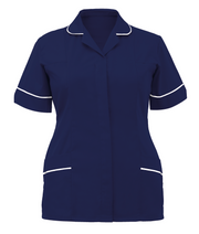 Orbit International Classic Tunic: Ladies - Navy / White