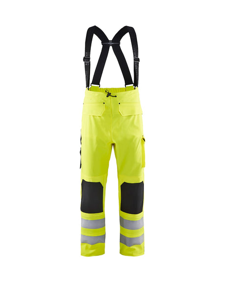 Blaklader Rain Trousers Hi-Vis Level 2 1302 #colour_hi-vis-yellow