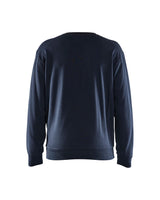 Blaklader Sweatshirt 3580 #colour_dark-navy-hi-vis-yellow