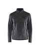 Blaklader Pique Fleece Shirt Jacket 3232 #colour_black-melange