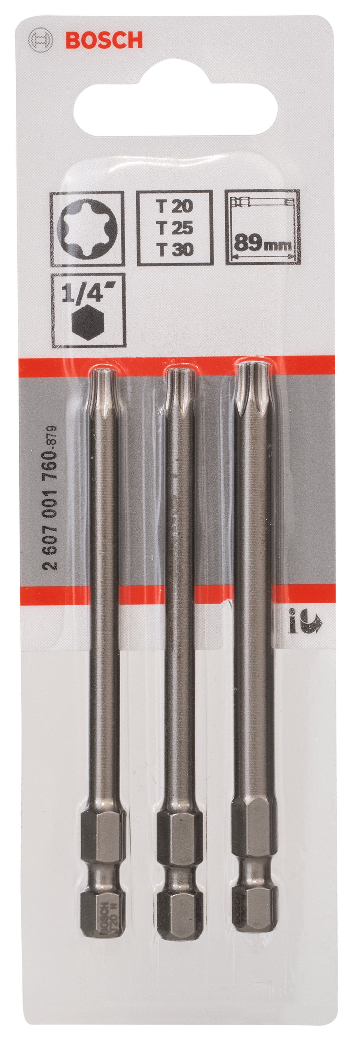 Bosch Professional 3 Pack Torx (89mm) - Mixed