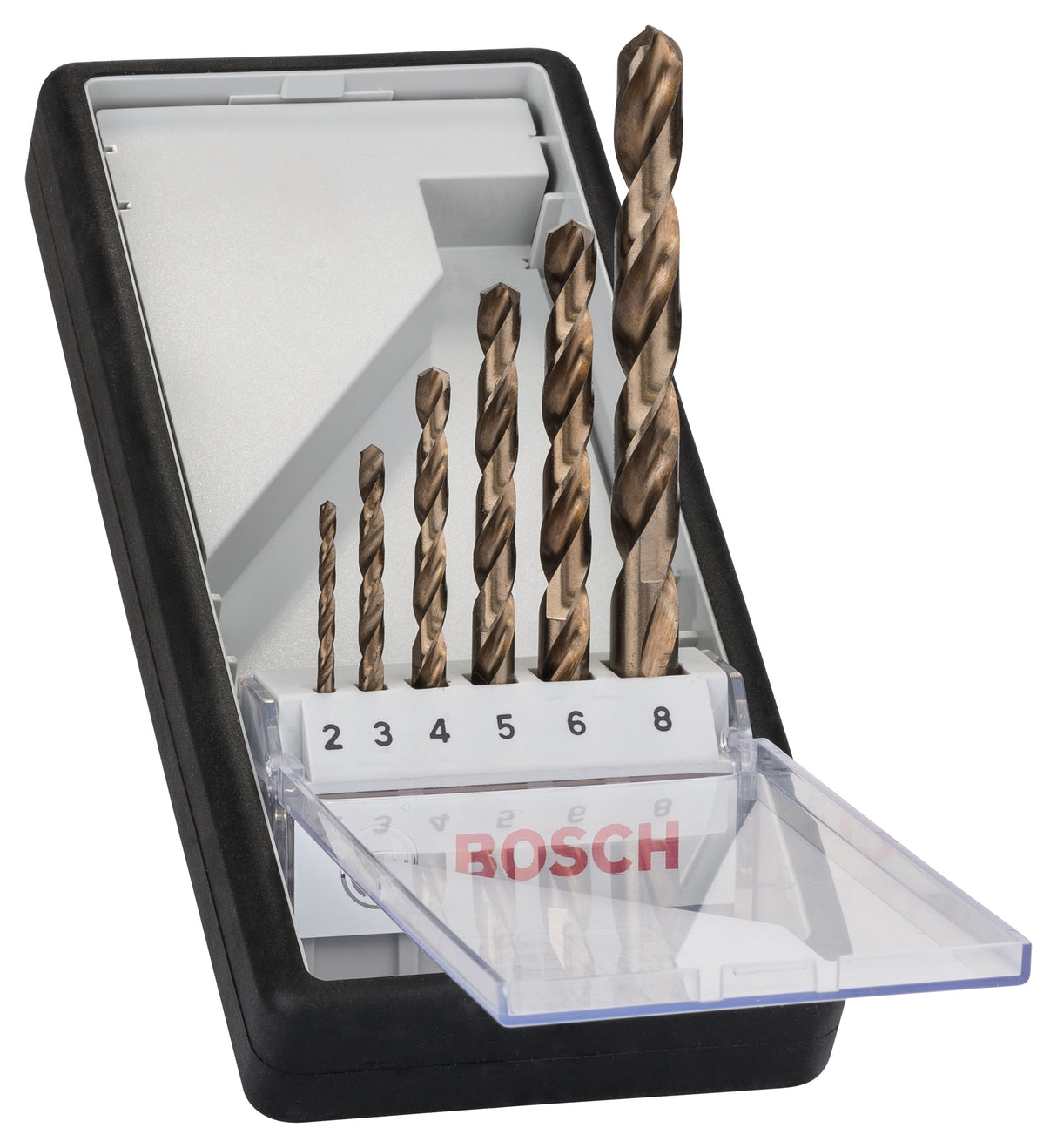 Bosch Professional 6-Piece Robust Line Metal Drill Bit Set - HSS-Co - 2, 3, 4, 5, 6, 8mm