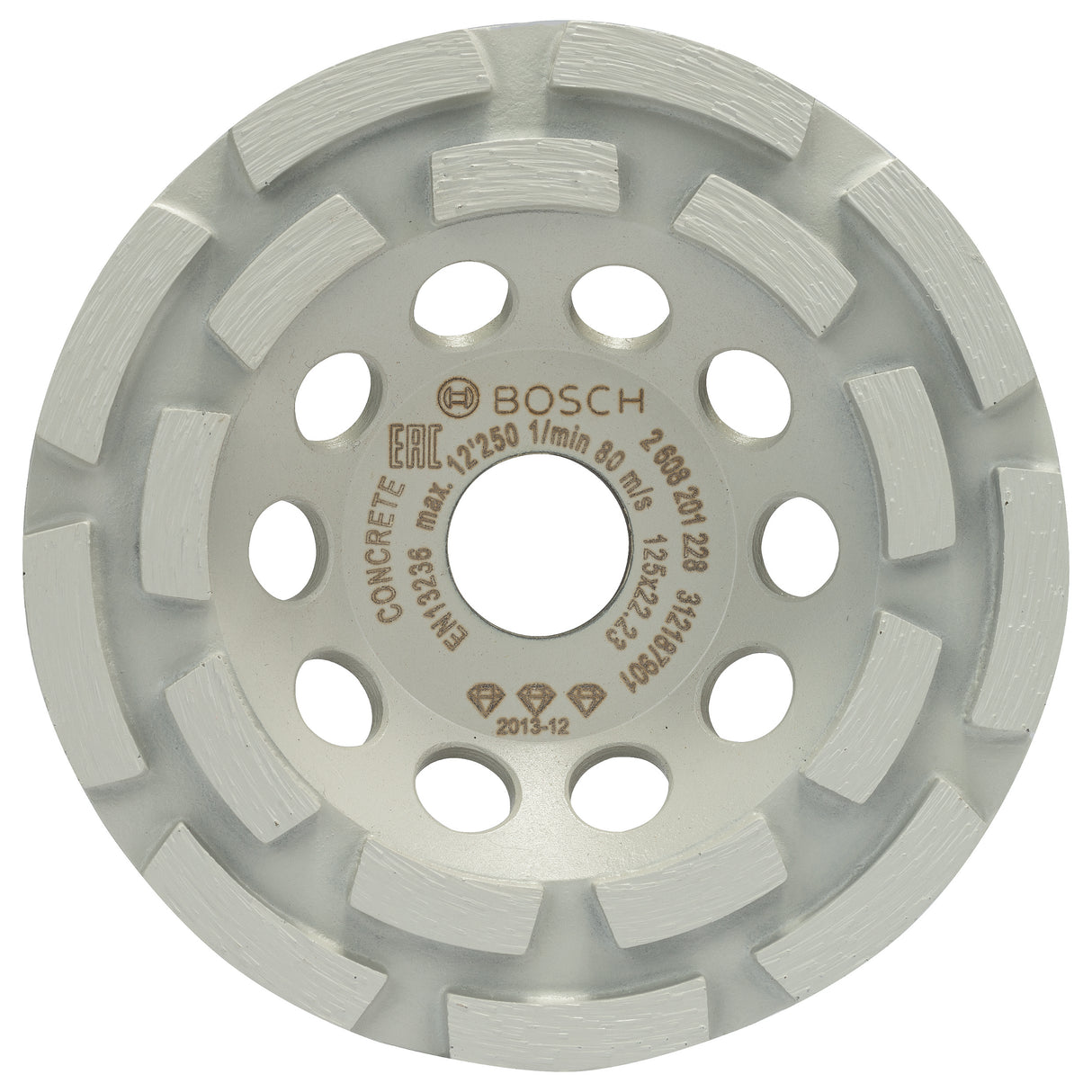 Bosch Professional Diamond Grinding Head - Best for Concrete - 125 x 22.23 x 4.5 mm