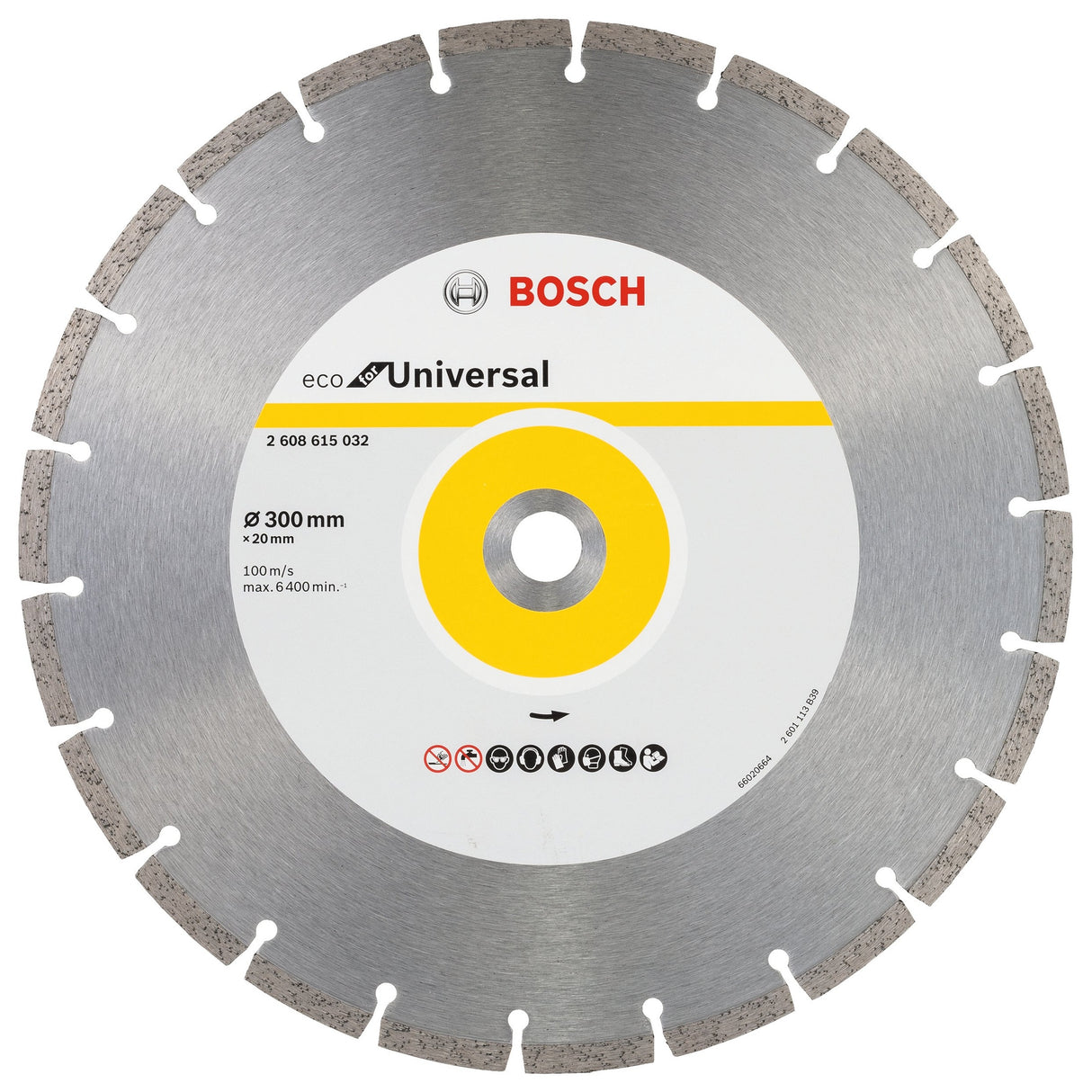 Bosch Professional Diamond Cutting Disc ECO - Universal, 300x20x3.2x8