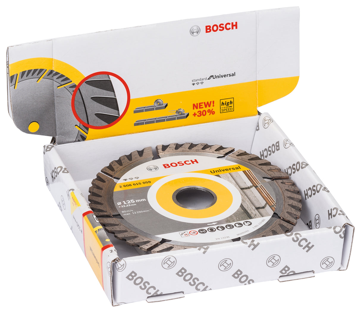 Bosch Professional Diamond Cutting Disc - Standard Universal (10 Pack) - 125x22.23x2x10mm