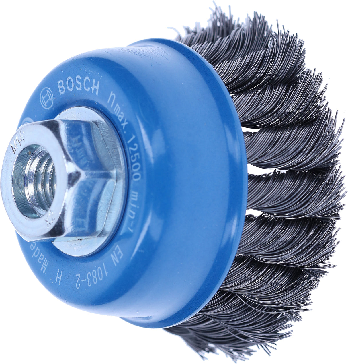 Bosch Professional 65mm M14 Cup Brush - Knotted Wire with 0.35mm Steel