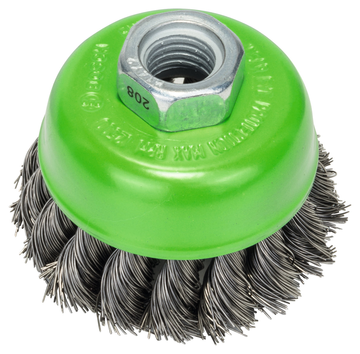 Bosch Professional Cup Brush - 65mm, Knotted Wire, 0.35mm INOX, M14