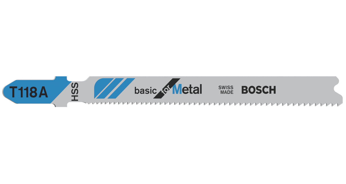 Bosch Professional Jigsaw Blade T118A Basic for Metal