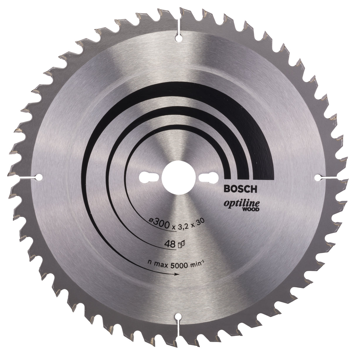 Bosch Professional Optiline Wood Circular Saw Blade - 300mm x 30mm x 3.2mm, 48 Teeth