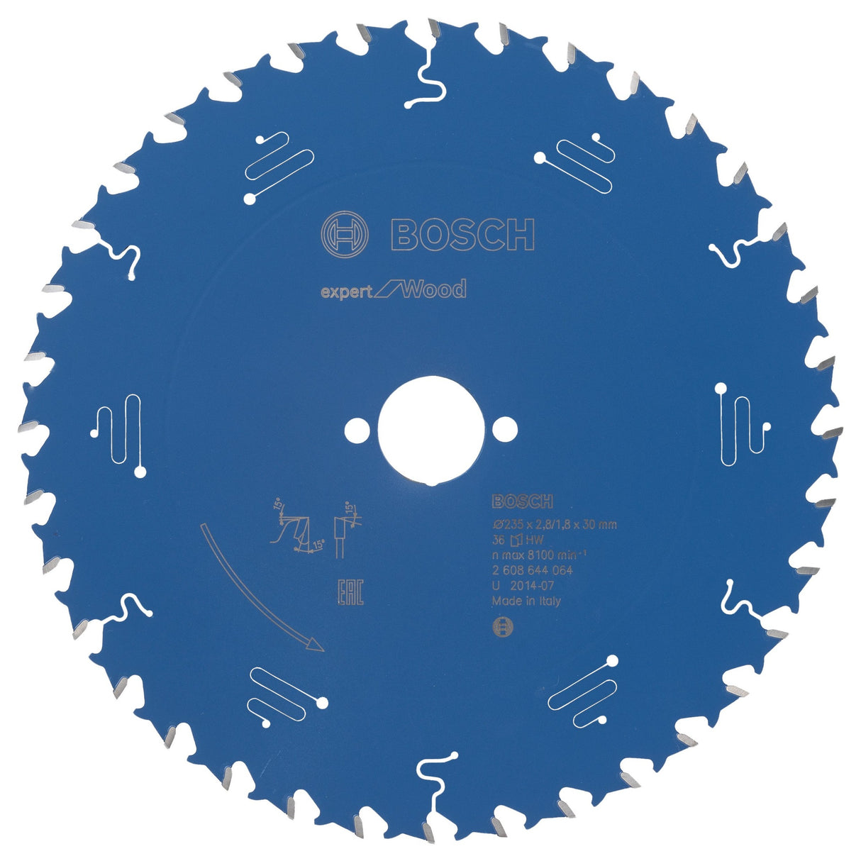 Bosch Professional Circular Saw Blade Expert for Wood - 235 x 30 x 2.8 mm, 36 Teeth